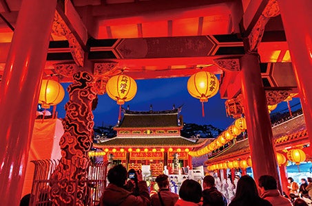 【佐賀】長崎ランタンフェスティバル長崎稲佐山スロープカー 日帰り 長崎ランタンフェスティバルにはたっぷり約4時間滞在!1